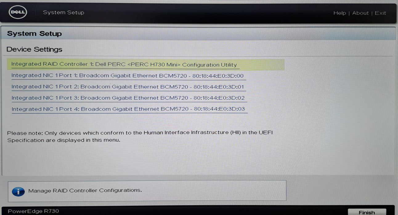 Dell PowerEdge R730 8x 2.5" | 1x Xeon E5-2620 v4 @2.10GHz, 16GB DDR4, H730 Mini