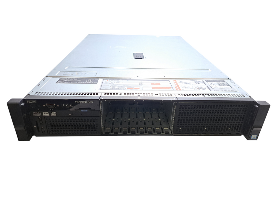 Dell PowerEdge R730 8x 2.5" | 1x Xeon E5-2620 v4 @2.10GHz, 16GB DDR4, H730 Mini