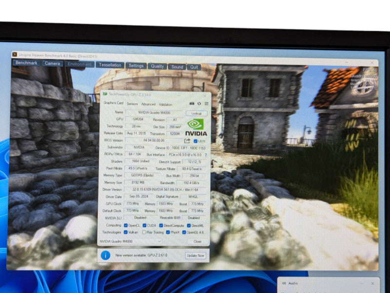 NVIDIA Quadro M4000 8GB GDDR5 Graphics Card