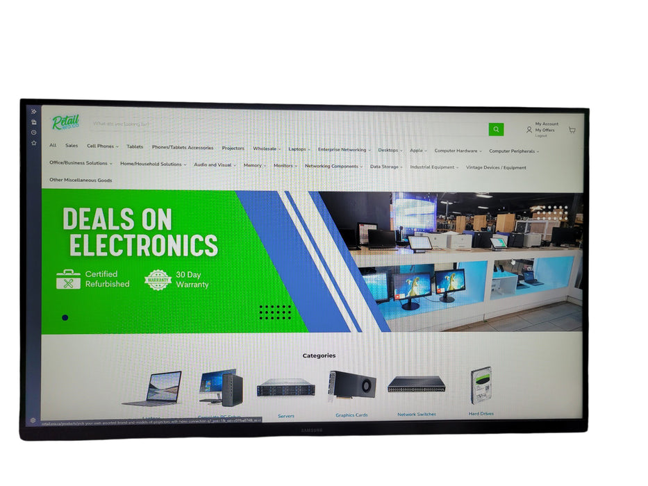 Samsung Essential S32B300NWN 32" Full HD LCD Monitor | NO STAND