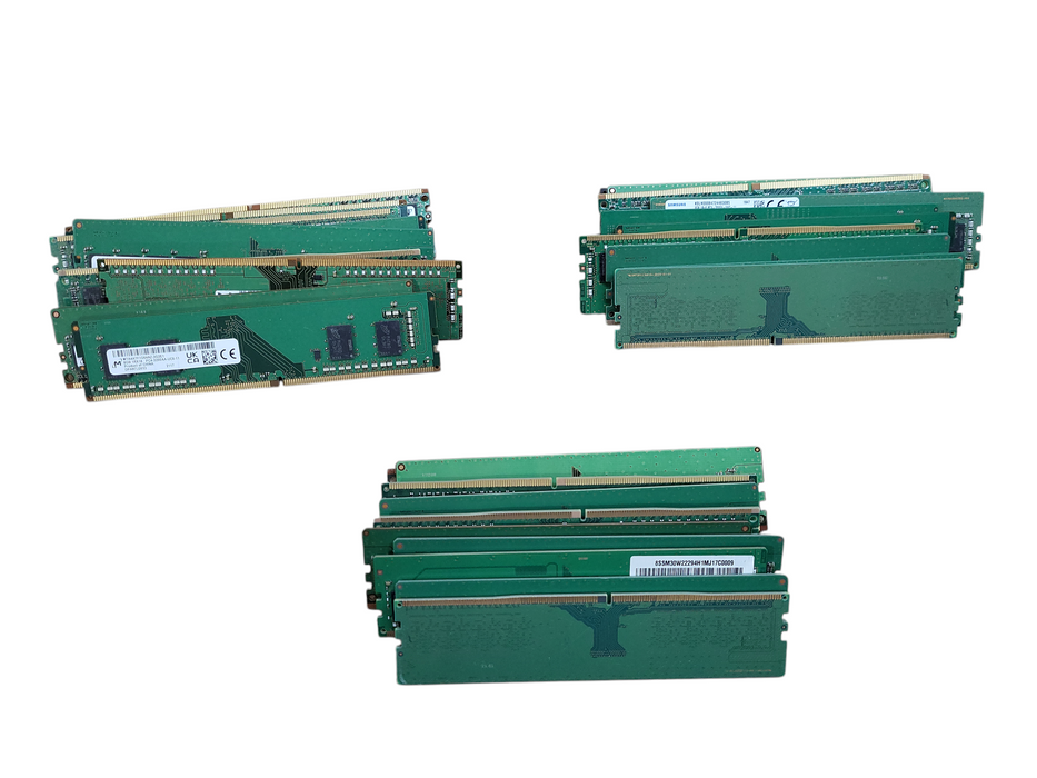 Lot of 30x Various brands 8GB DDR4/PC4 Desktop RAM