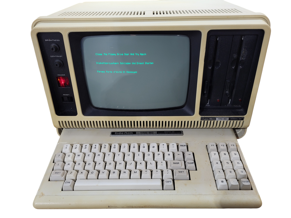 RadioShack TRS-80 Model 4P - Vintage Portable Computer