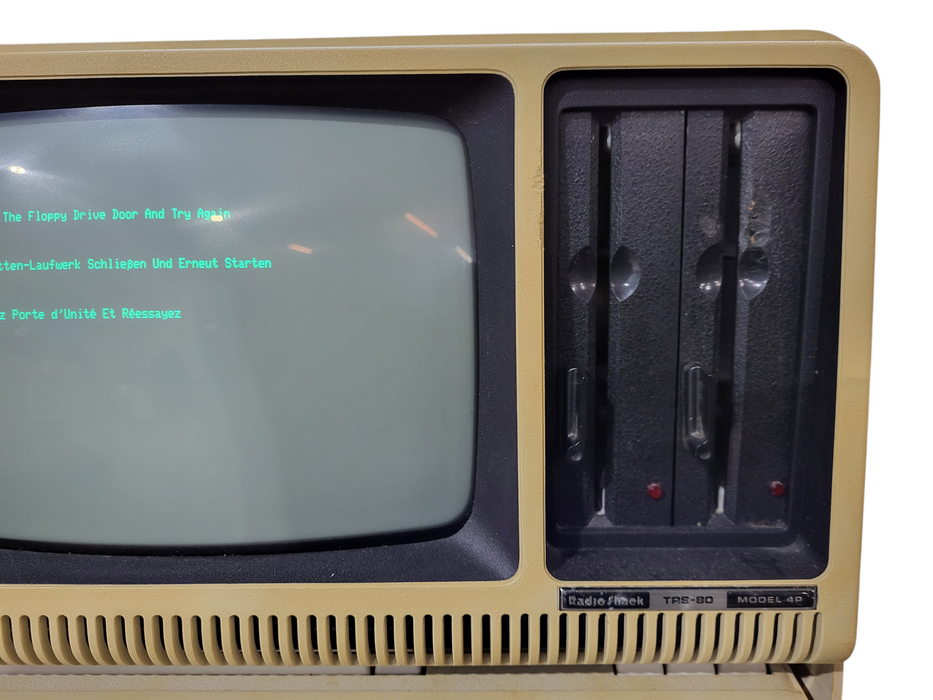 RadioShack TRS-80 Model 4P - Vintage Portable Computer