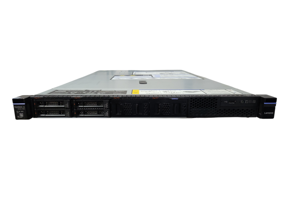 Lenovo System X 3550 M5 1x Xeon E5-2620 v4 @ 2.10GHz 32GB DDR4 2x 900W PS