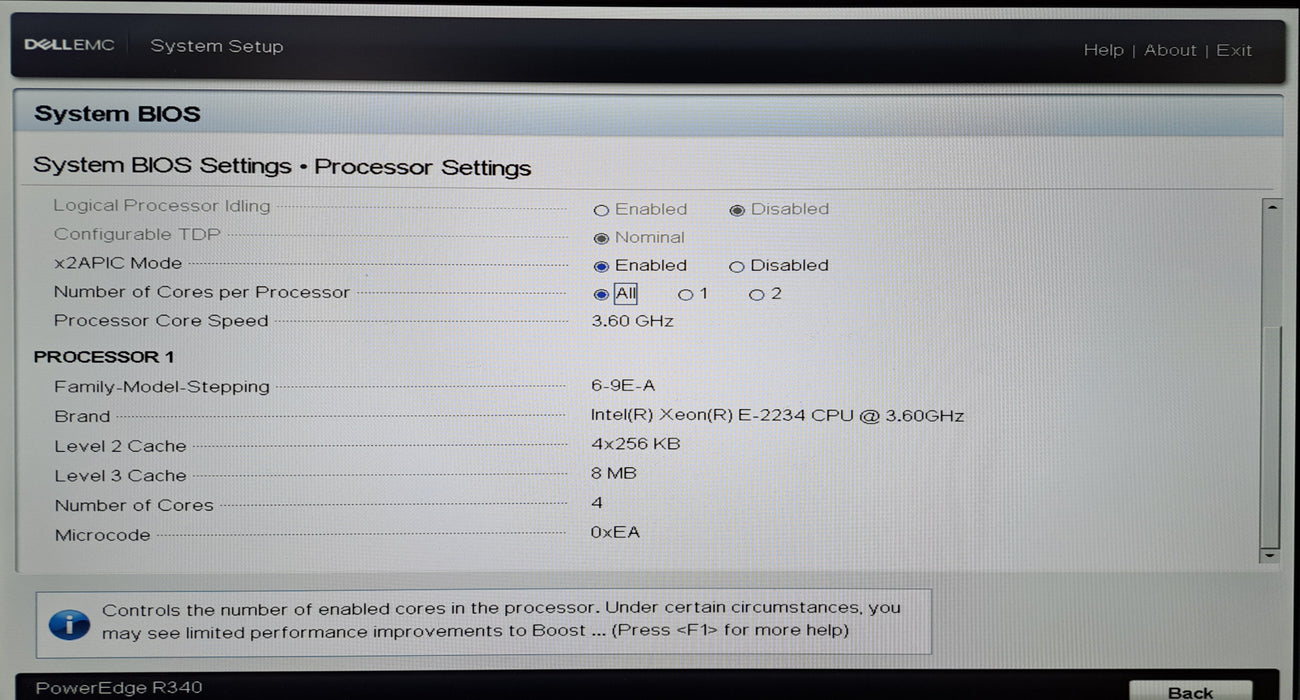 Dell PowerEdge R340 4x 3.5" | Xeon E-2234 @3.60GHz, 24GB DDR4, PERC H730P, 350W