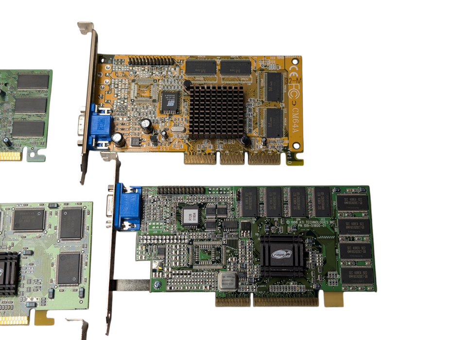 Lot of 5x AGP VGA Graphics Card PLEASE READ