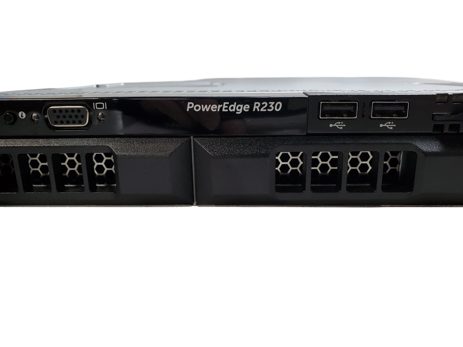Dell PowerEdge R230 2x3.5" - Xeon E3-1220 v5, PERC H330 - No HDD/RAM