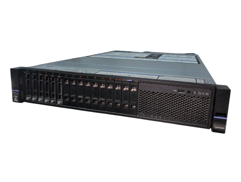 LENOVO X3650 M5 2U 16x2.5", 2x Xeon E5-2630v4 2.20GHz, 32GB DDR4, No HDD, M5210
