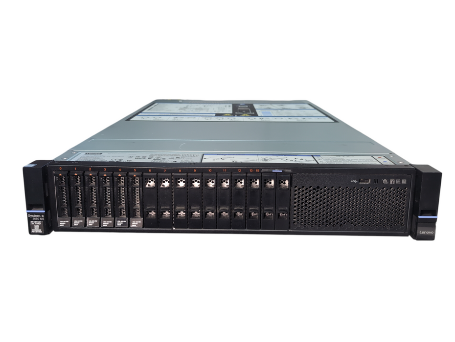 LENOVO X3650 M5 2U 16x2.5", 2x Xeon E5-2630v4 2.20GHz, 32GB DDR4, No HDD, M5210