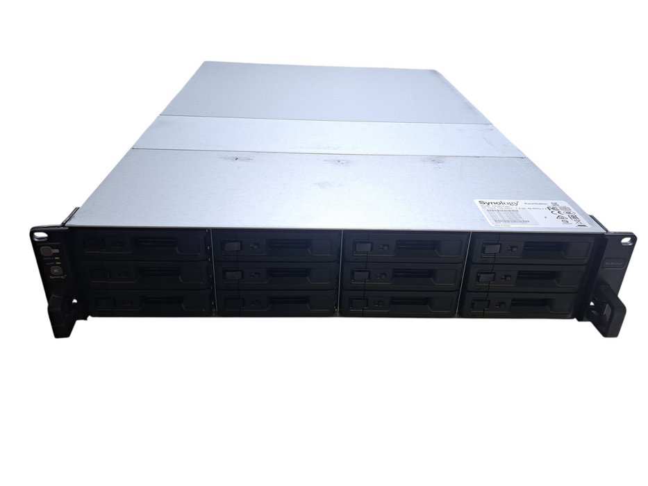 Synology RS3617xs+ 12-Bay Rackmount NAS w/ 32GB DDR4 ECC, All Caddies 1x 2TB HDD