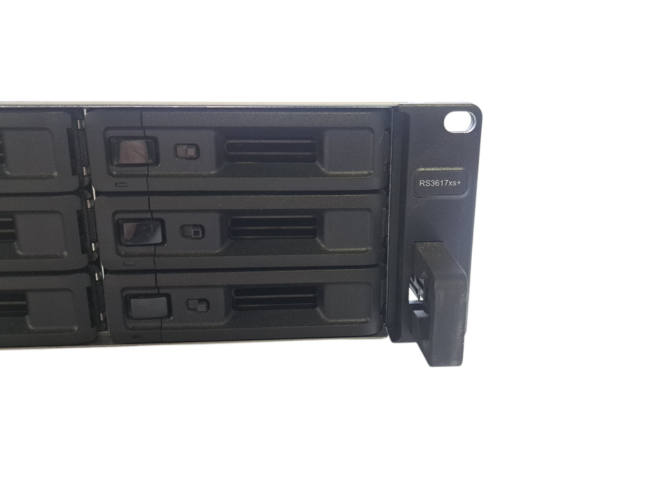 Synology RS3617xs+ 12-Bay Rackmount NAS w/ 32GB DDR4 ECC, All Caddies 1x 2TB HDD