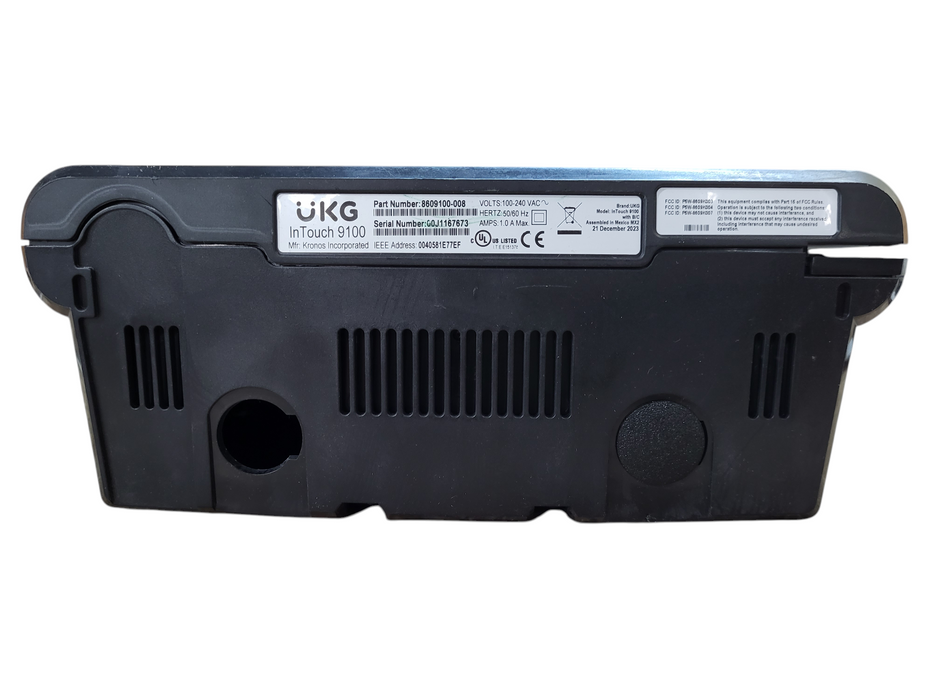 UKG IN TOUCH 9100 Time Clock READ