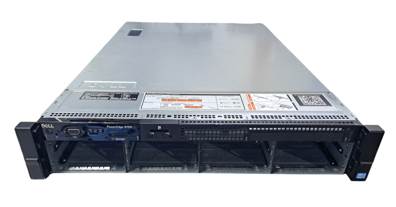 Dell PowerEdge R720 | 2x E5-2690 v2 | 32GB DDR3 | H710 Mini | 2x 1100W | NO HDD