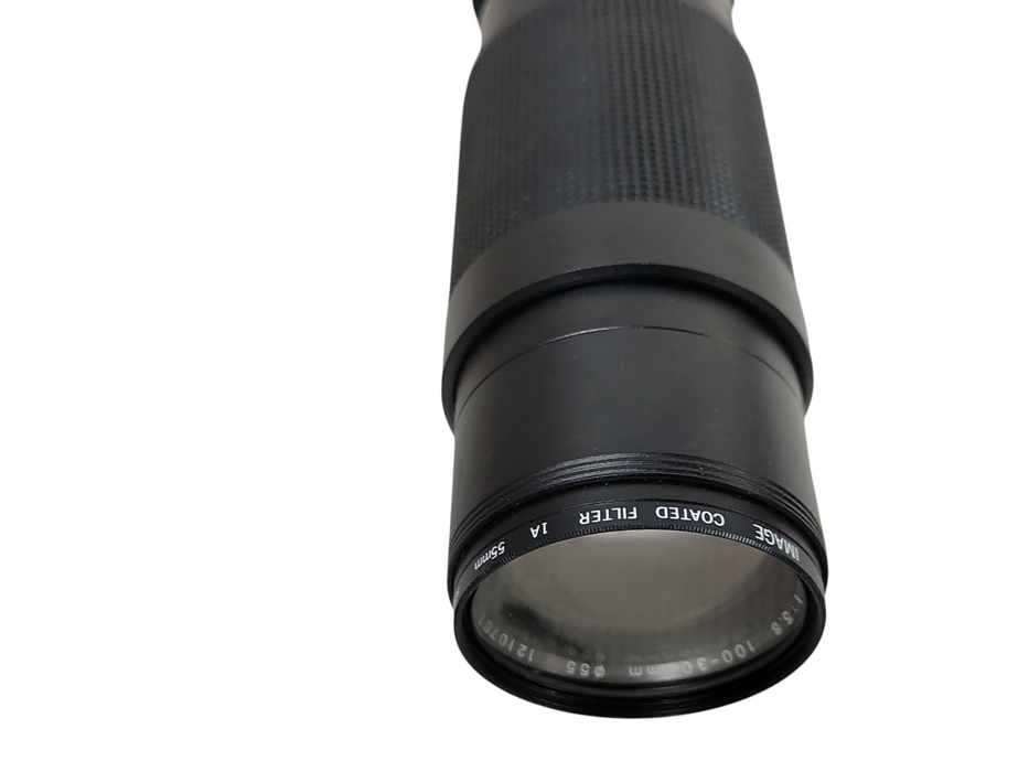 Macro 100-300mm f=300mm image coated filter 1A 55mm lens