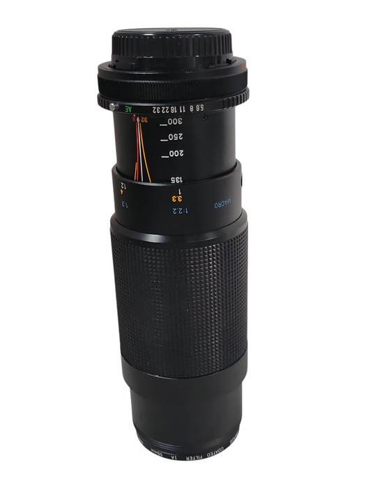 Macro 100-300mm f=300mm image coated filter 1A 55mm lens