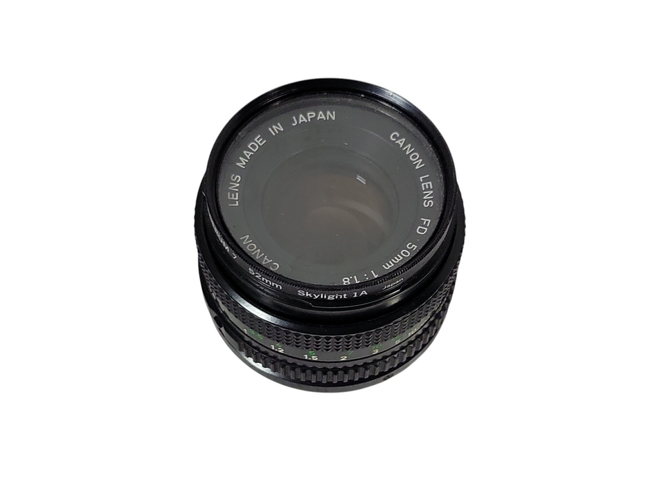 Canon Promaster Spectrum 7 52mm Skylight 1A lens FD 50mm 1:1.8