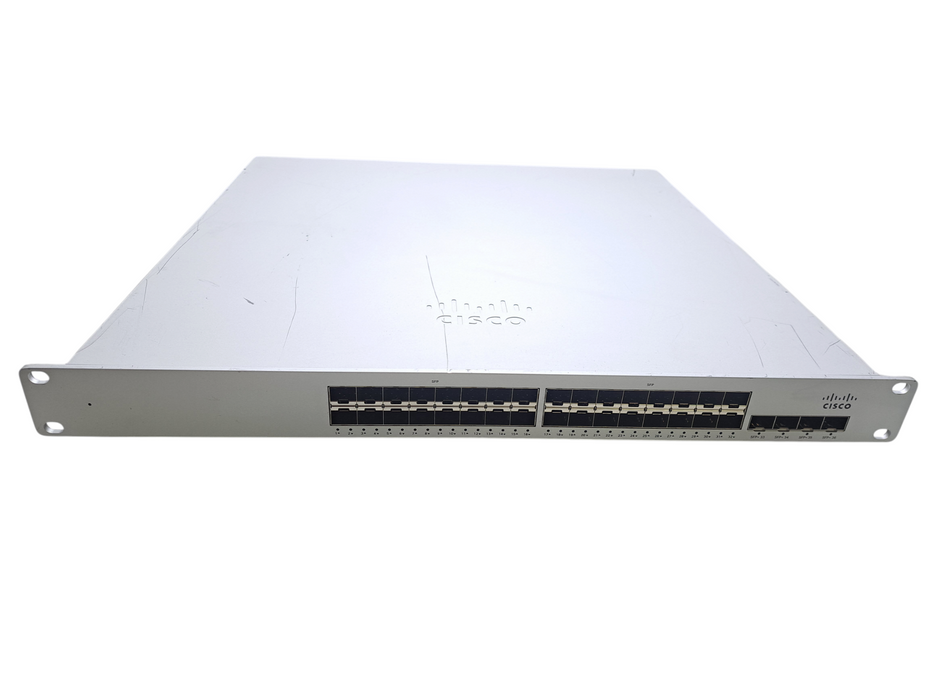 Cisco Meraki MS410-32-HW 32-Port 1G SFP, 4x 10G Cloud Managed Switch UNCLAIMED