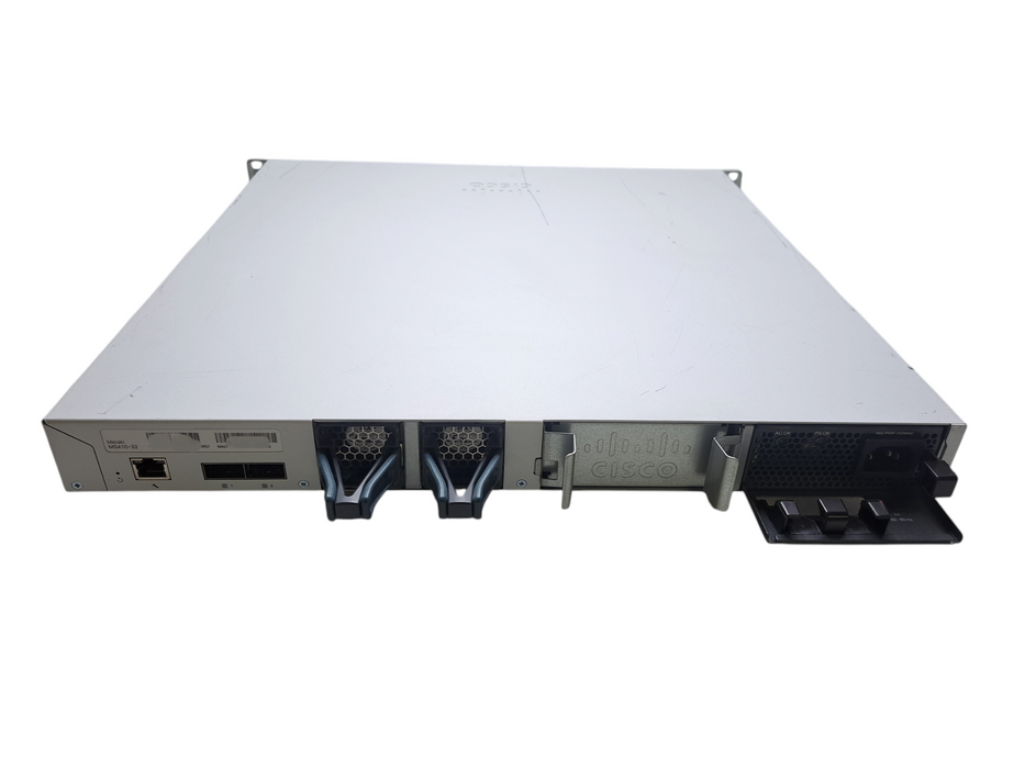 Cisco Meraki MS410-32-HW 32-Port 1G SFP, 4x 10G Cloud Managed Switch UNCLAIMED