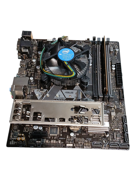 ASUS Prime B360M-A Motherboard w/ Intel i5-8400 8GB RAM AS-IS