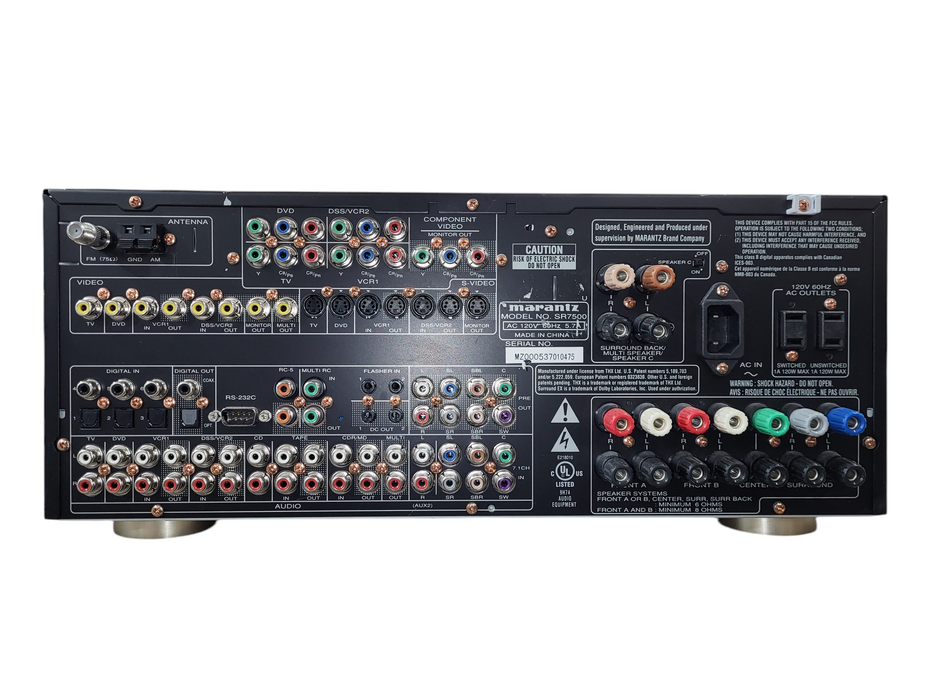 Marantz SR7500 7.1 AV Surround Receiver DTS Dolby Digital EX THX Pro Logic IIx