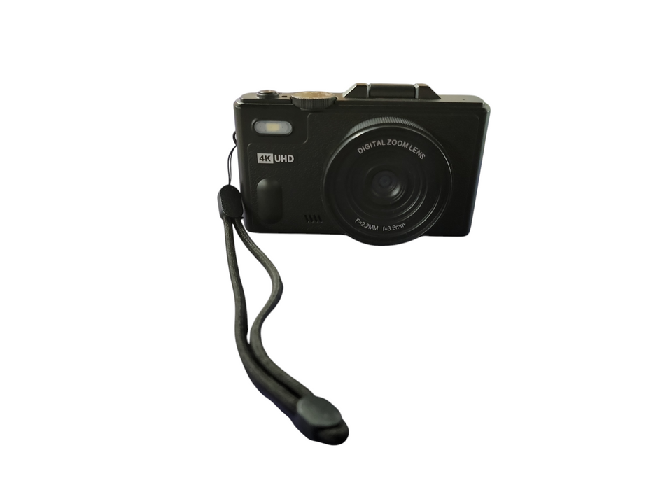 Vivitar Digital Camera with flip screen - Black - 20MP 4K Ultra HD