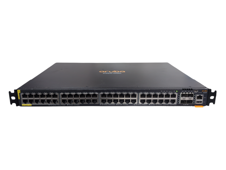 Aruba 6200F JL728A 48G Class4 PoE 4SFP+ 740W Managed Network Switch