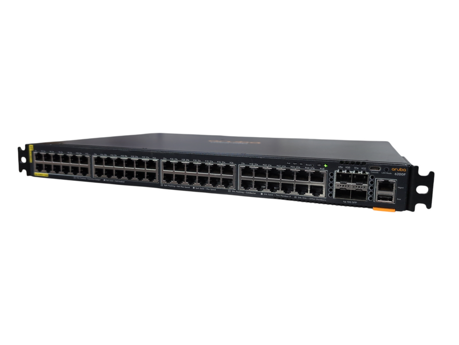 Aruba 6200F JL728A 48G Class4 PoE 4SFP+ 740W Managed Network Switch