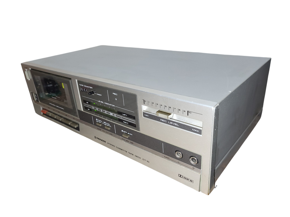 Vintage Pioneer CT-10 Stereo Cassette Tape Deck. Dolby