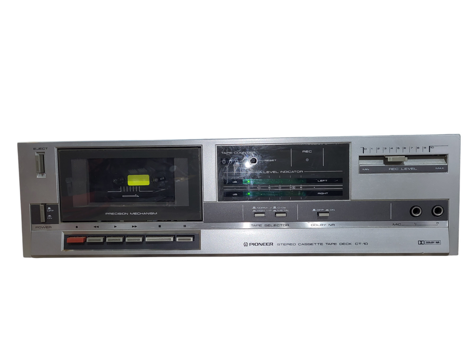 Vintage Pioneer CT-10 Stereo Cassette Tape Deck. Dolby