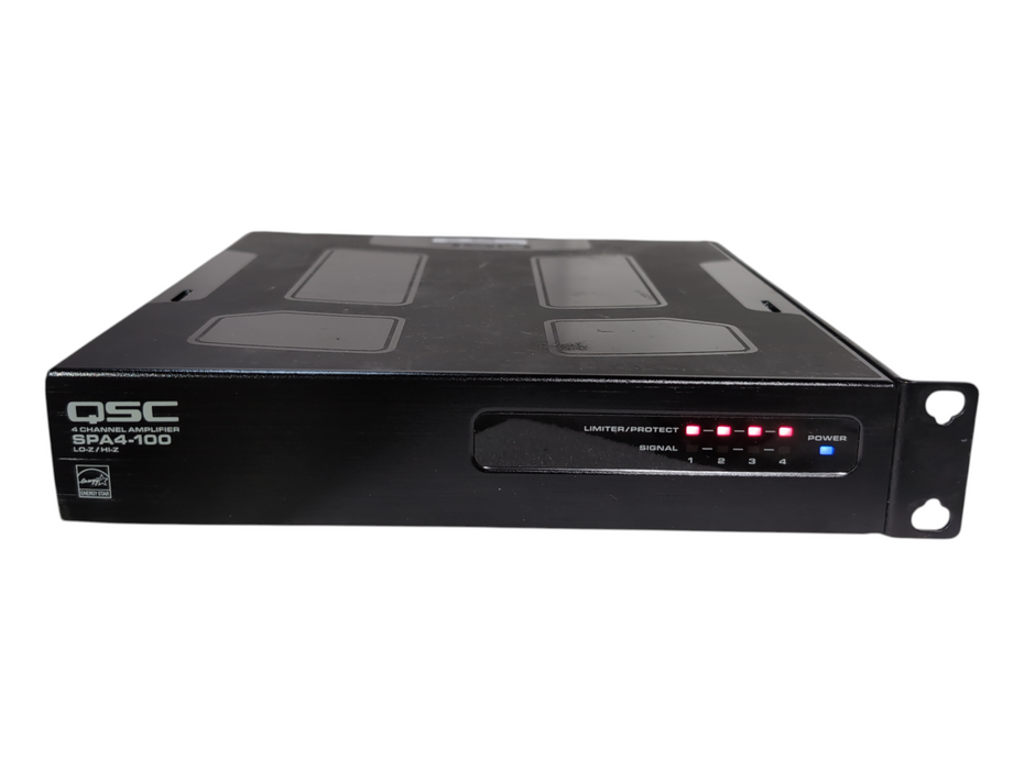 QSC SPA4-100 4-Channel Power Amplifier, READ