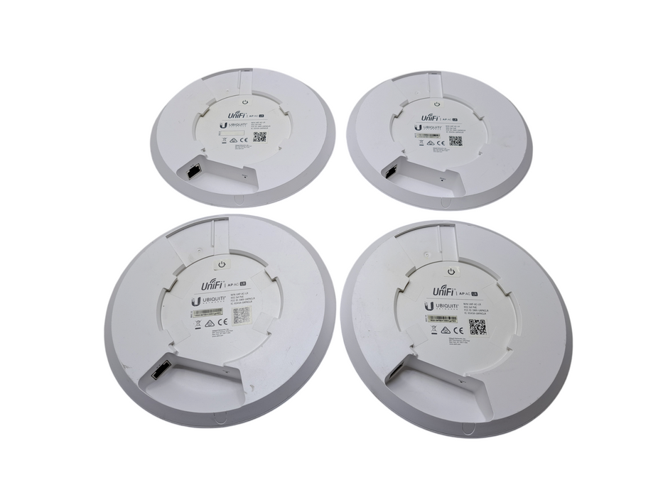 Lot of 4x Ubiquiti UniFi UAP-AC-LR Long Range Wi-Fi Access Point w/ Bracket