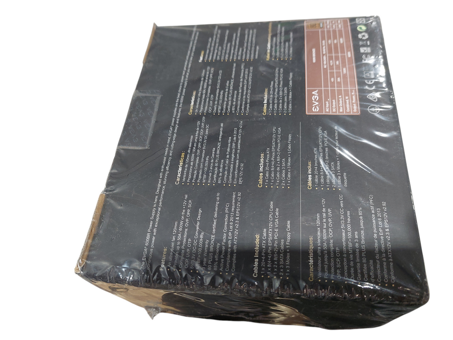600 BR EVGA 600Watt Bronze Power Supply Model: 100-BR-0800-K1