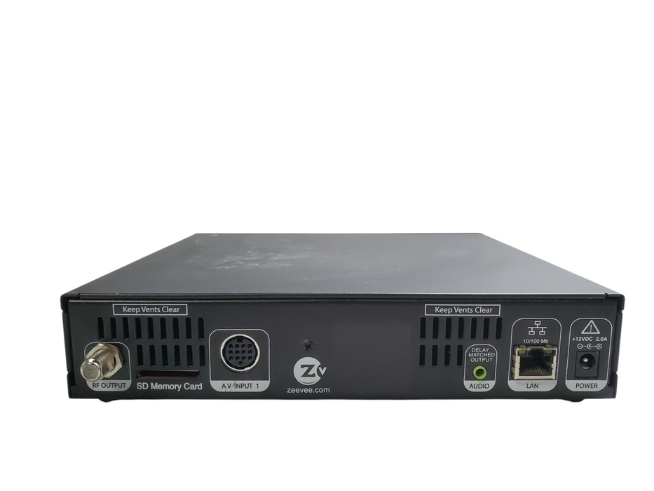 ZeeVee ZV Pro Zvp610 YPrPb VGA in QAM out Encoder Modulator