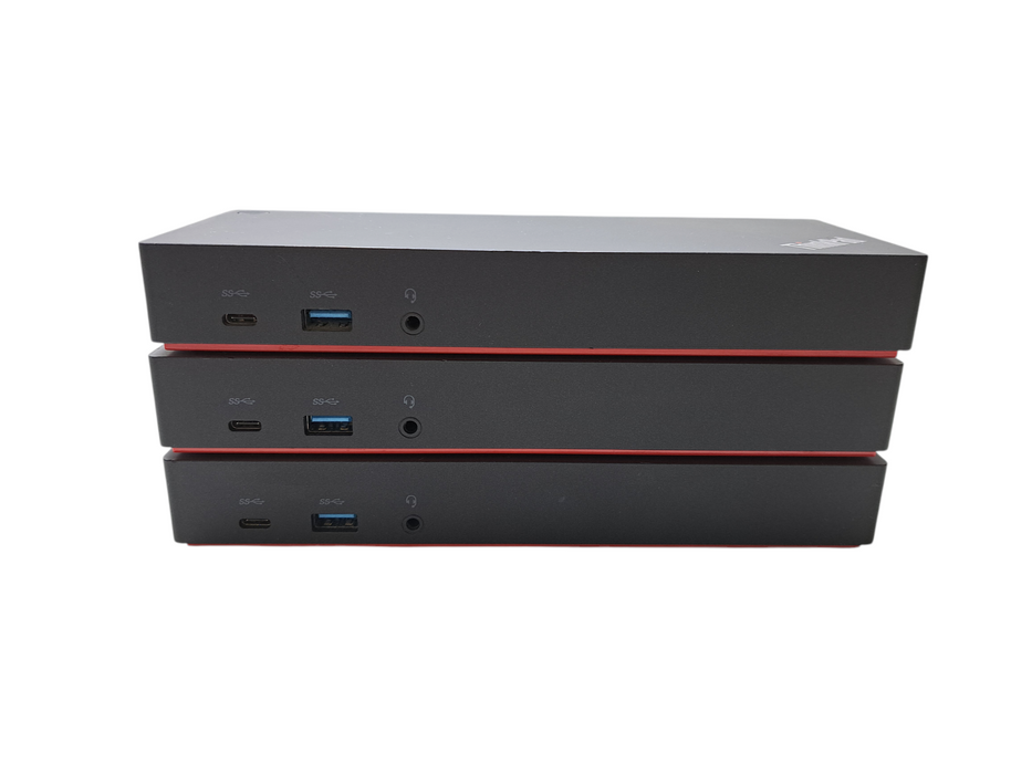 Lot of 3x Lenovo ThinkPad DUD9011D1 / 40AF Hybrid USB-C with USB-A Docks