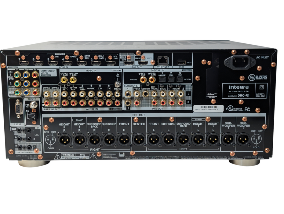 Integra DRC-R1 11.2 Audio Channel Network HDMI A/V preamp/processor