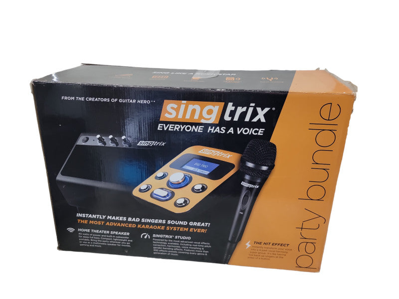 Singtrix Portable Karaoke Machine System All-In-One Party Bundle