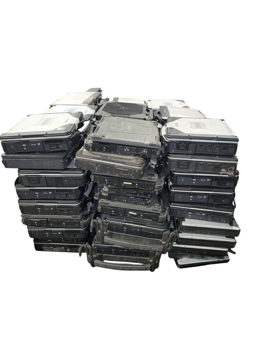 Lot 82x  Mix ToughBooks Panasonic/Getac/Dell Rugged Pentium/1-2g/3-5g  AS-IS