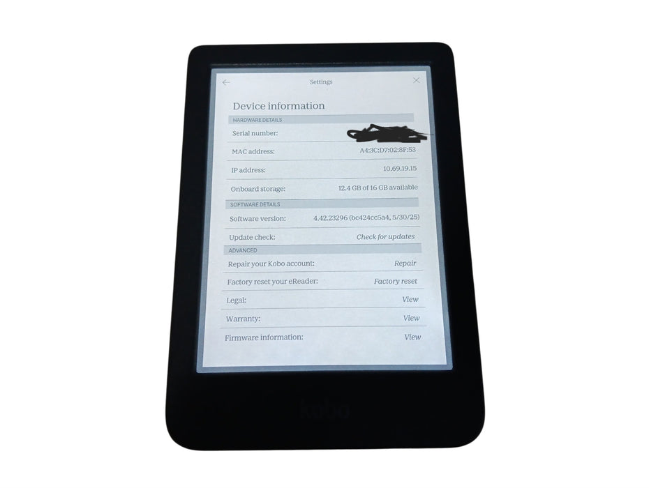 Kobo Clara Colour - 16GB - Black [N367]