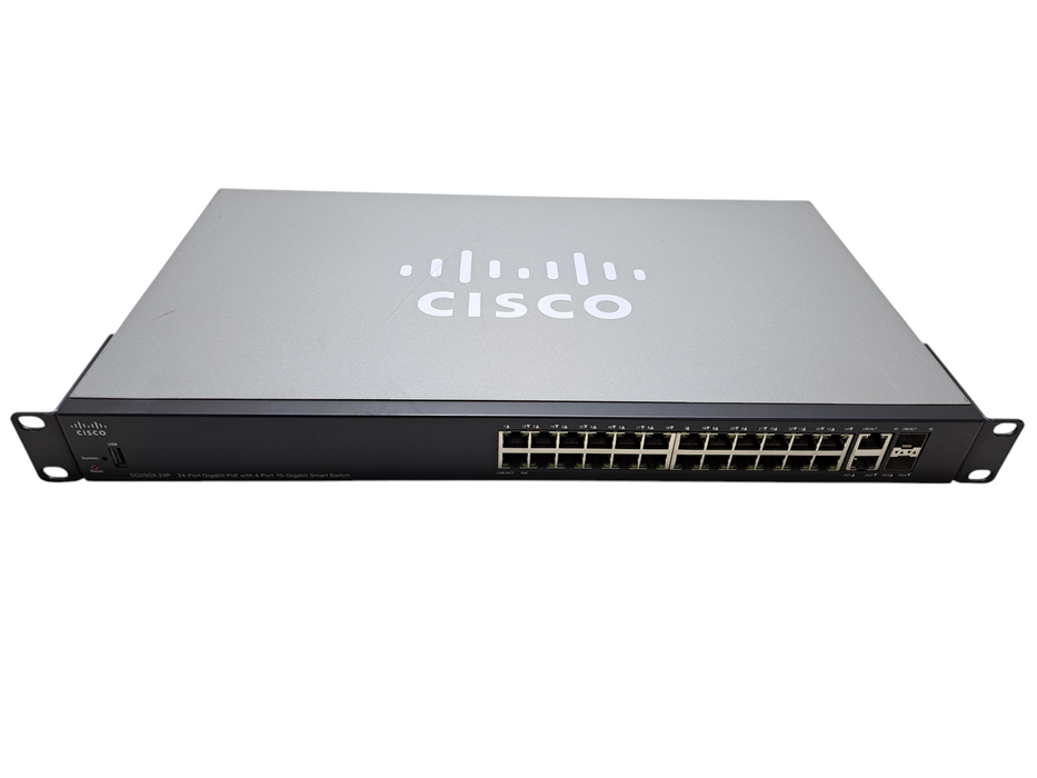 Cisco SG250X-24P | 24-Port Gigabit PoE with 4-Port 10-Gigabit Smart Switch