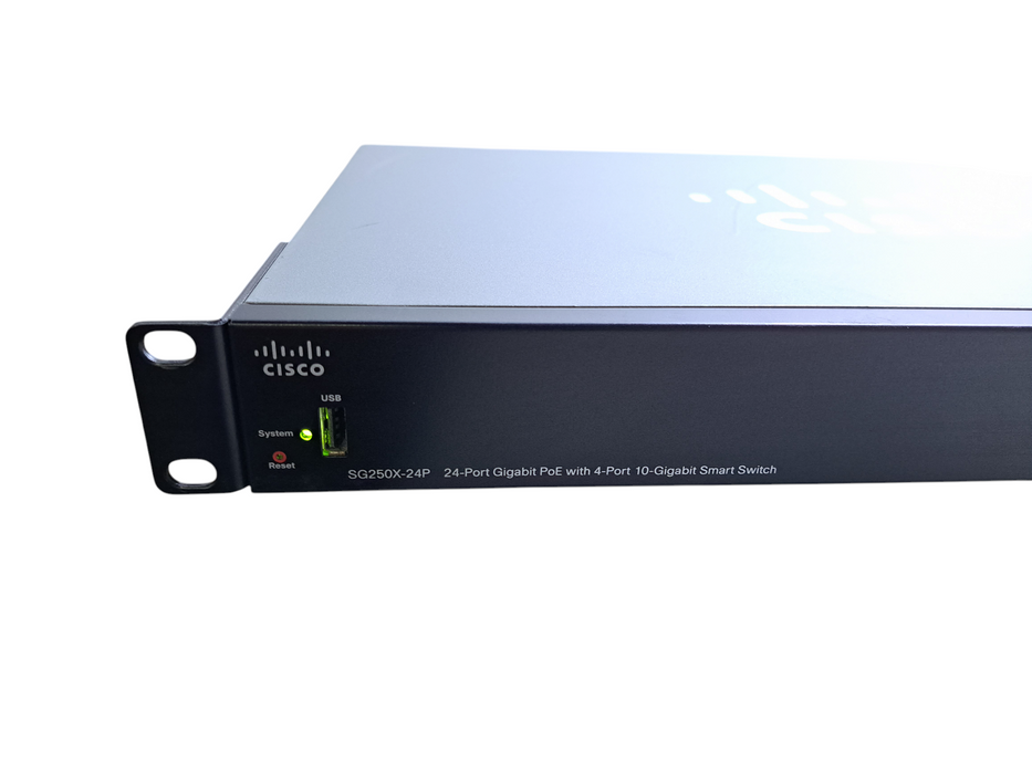 Cisco SG250X-24P | 24-Port Gigabit PoE with 4-Port 10-Gigabit Smart Switch