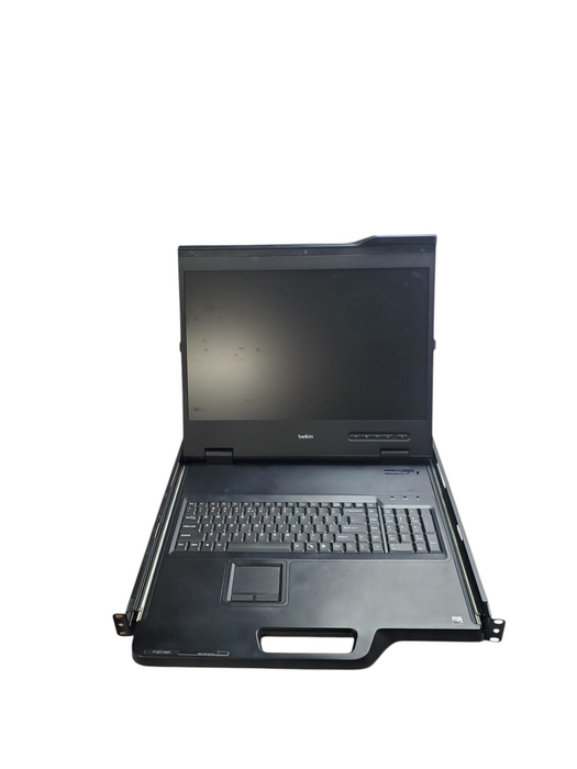 Belkin F1DC108H 19 Inch Widescreen LCD Rack Console with 8 Port KVM *READ*