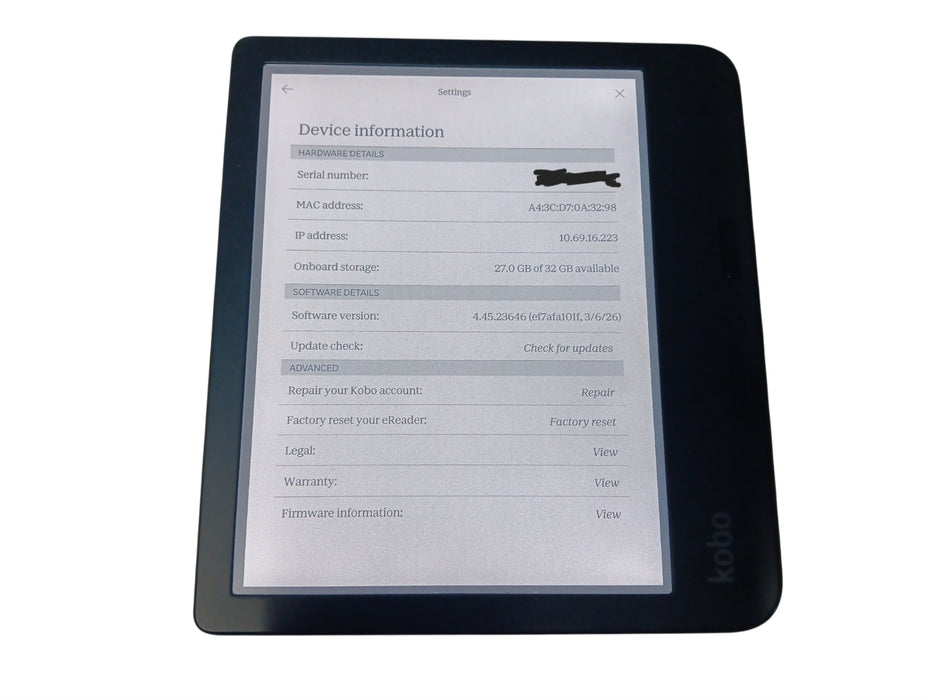 Kobo Libra Colour - 32GB - Black [N428]