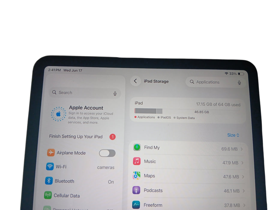 Apple iPad Pro 11-inch 1st Gen - 64GB - Space Gray [A2013]