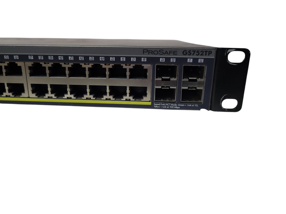 Netgear ProSafe GS752TPS 48-Port PoE+ Gigabit Smart Managed Network Switch