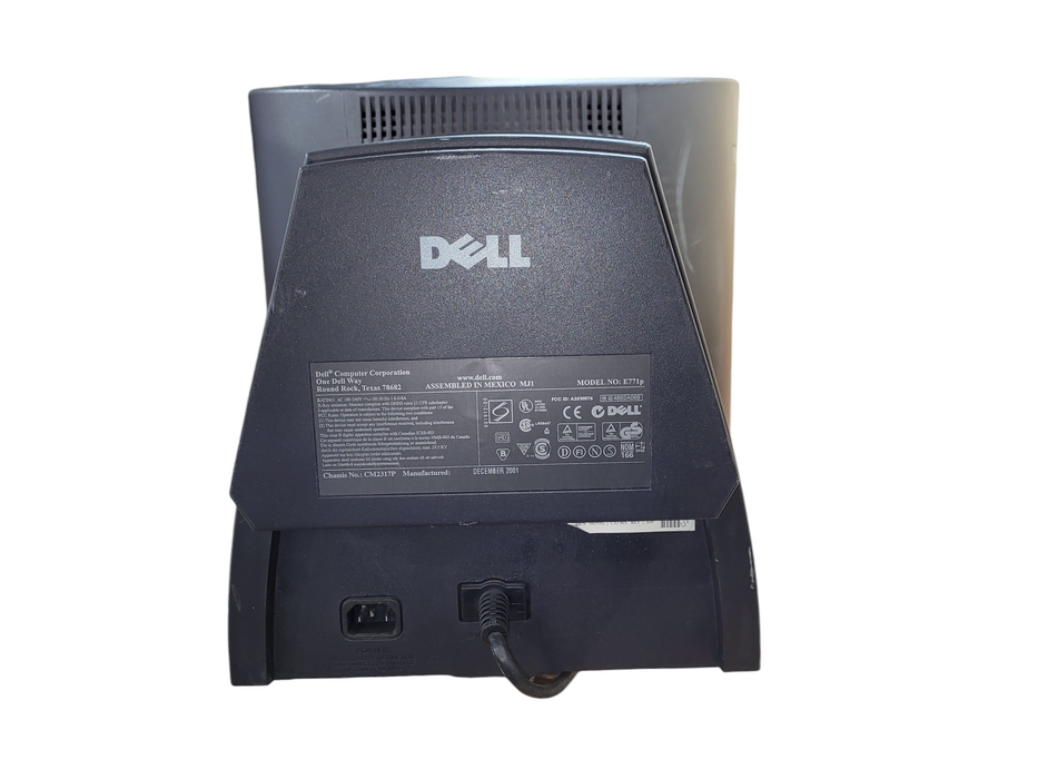 Vintage Dell E771p 17" CRT VGA PC Monitor Retro 1024 x 768 85Hz READ