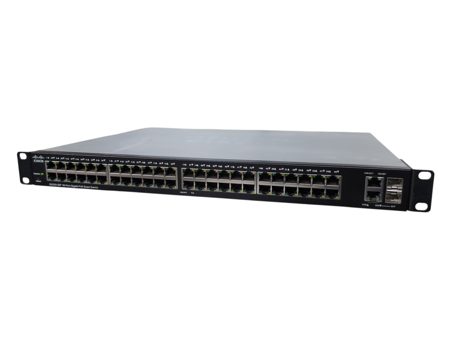 Cisco SG220-50P 50-Port Gigabit PoE Smart Plus Switch