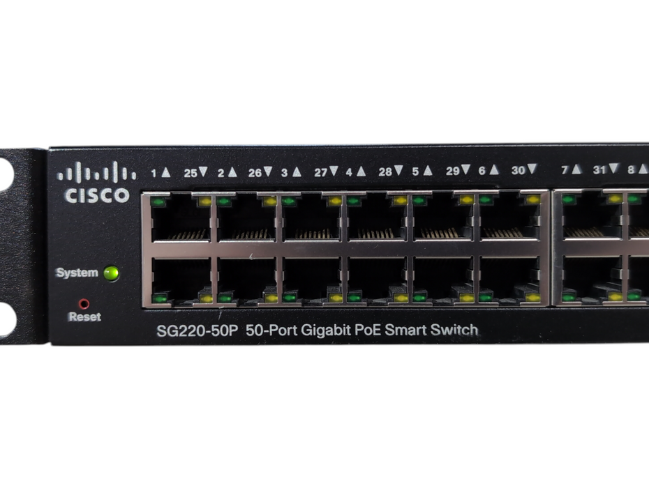Cisco SG220-50P 50-Port Gigabit PoE Smart Plus Switch
