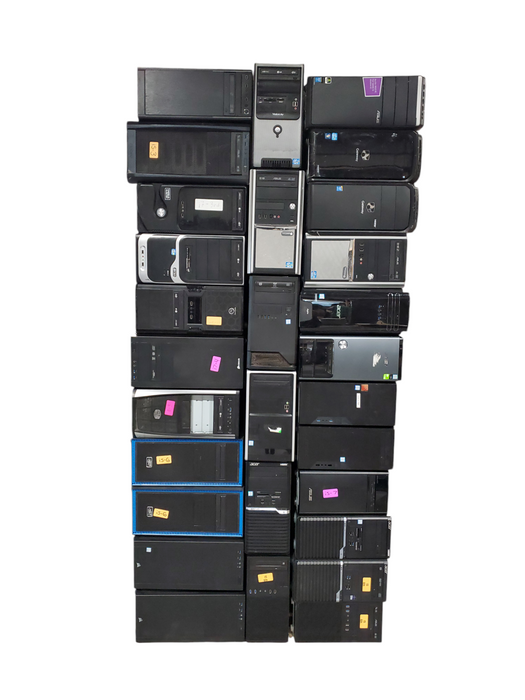 Lot 81x Generic Tower 2nd - 9th Gen Intel Core iSeries (Generic-30) - AS IS