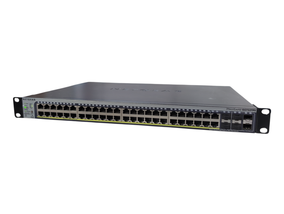 Netgear ProSafe GS752TPS 48-Port PoE+ Gigabit Smart Managed Network Switch