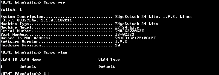 Ubiquiti Edgeswitch ES-24-LITE 24-Port Rack Mountable Gigabit Managed Switch